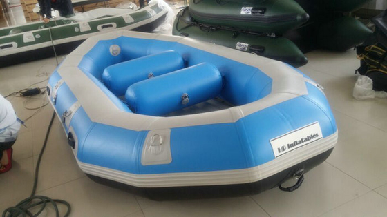 China Water Sport PVC Heavy Duty Inflatable Boat 3 Person With 3.3m Length supplier