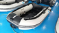 Aluminum Floor OEM Inflatable Fishing Boats With Outboard Motor , 230mm Length supplier